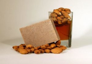 Natural Almond honey soap bar