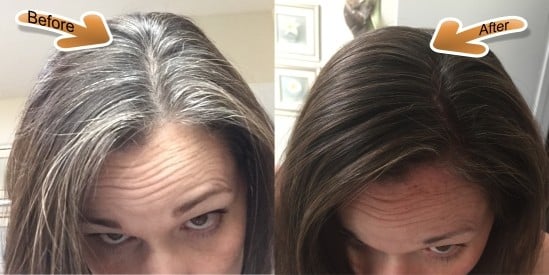 Henna Hair Dye Brown Before and After