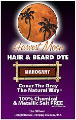 Harvest Moon mahogany henna hair dye