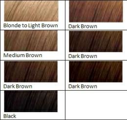 Color Chart Natural Dark Brown