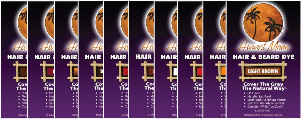 Henna hair dye colors