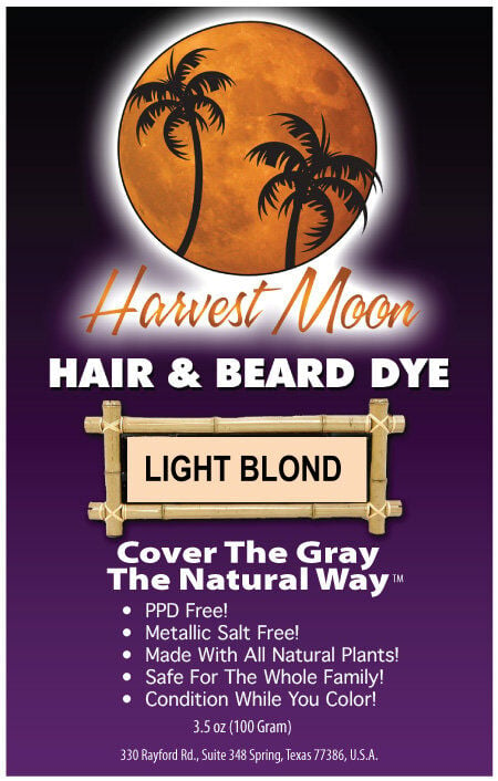 natural light blond henna hair dye