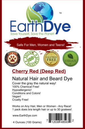 deep red natural hair dye